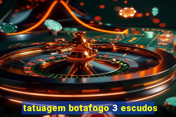 tatuagem botafogo 3 escudos